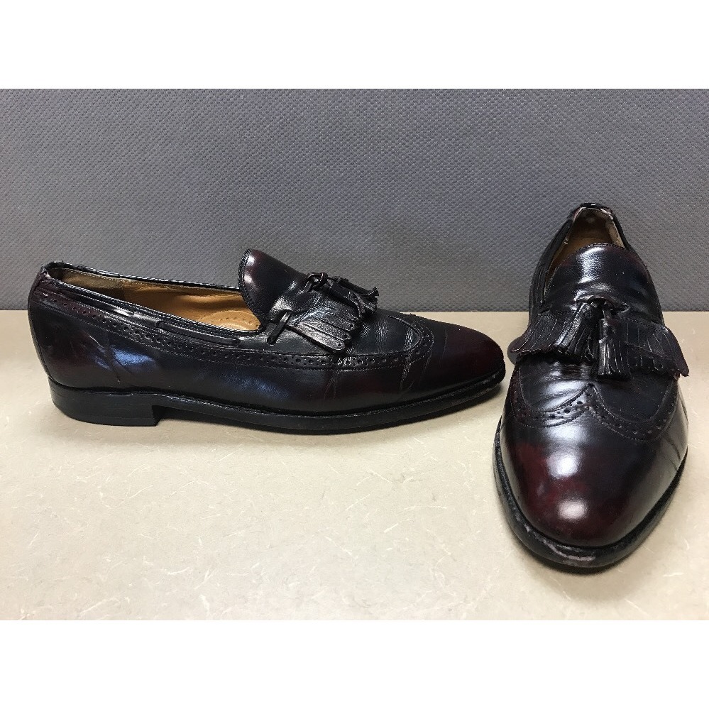Johnston Murphy Aristocraft Kiltie Tassel Wingtip Loafers Shoes Mens Size 10a3a